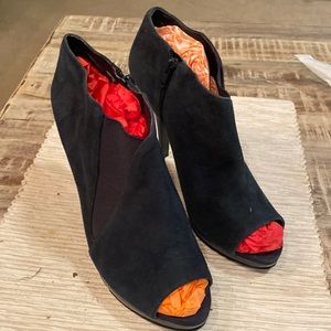 Stiletto Heel Open Toe Booties